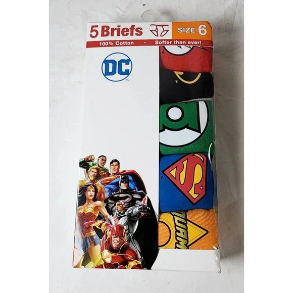 DC Other - New DC Boy's 5 Pack Superman Briefs Underwear Size 6